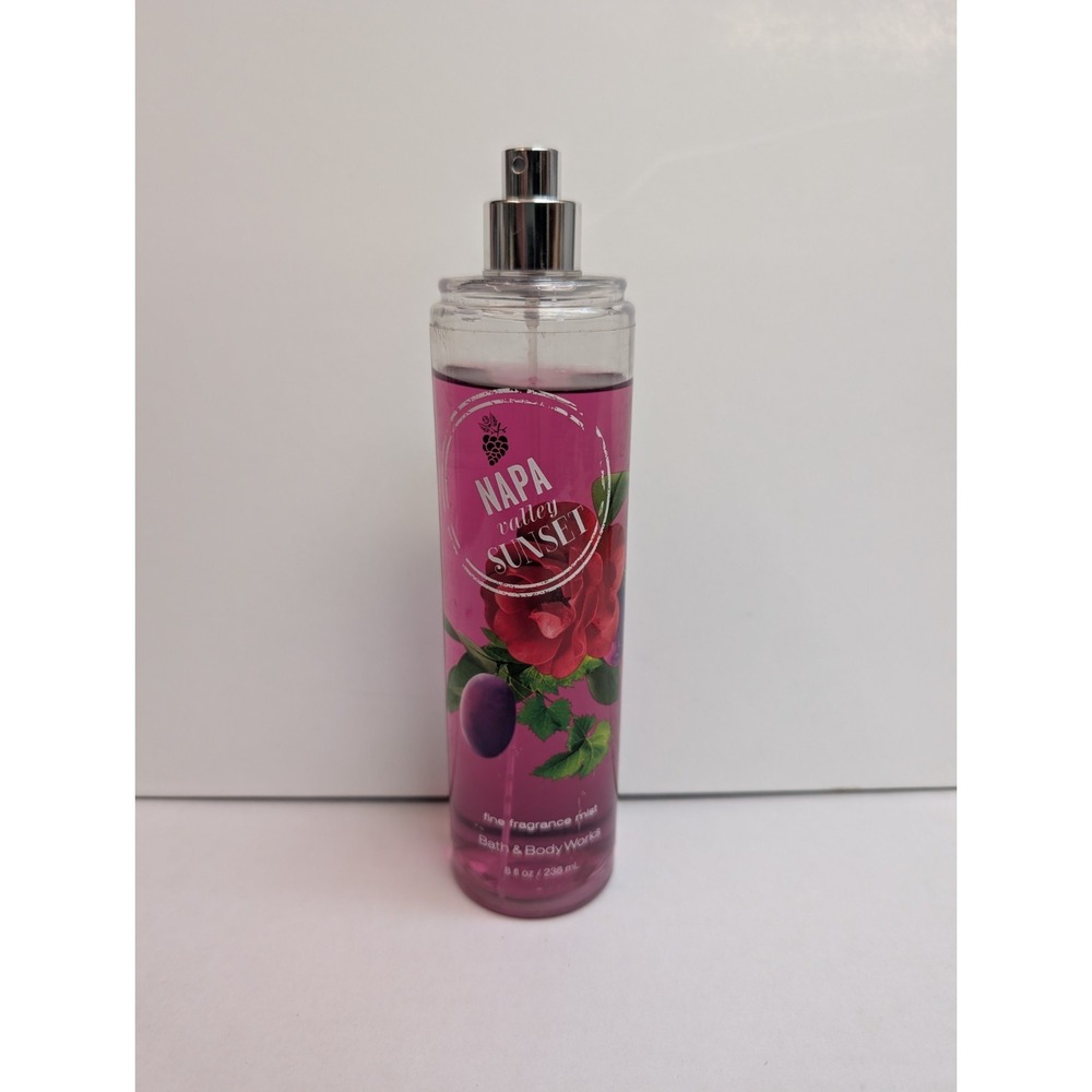 Bath & Body Works NAPA VALLEY SUNSET Fine Fragrance Mist 8oz RARE Discontinued